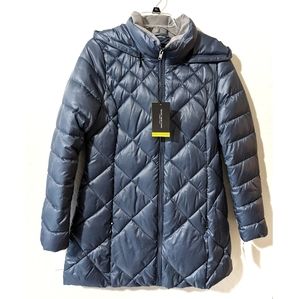 Marc New York Diamond Quilt Hooded Puffer Coat
